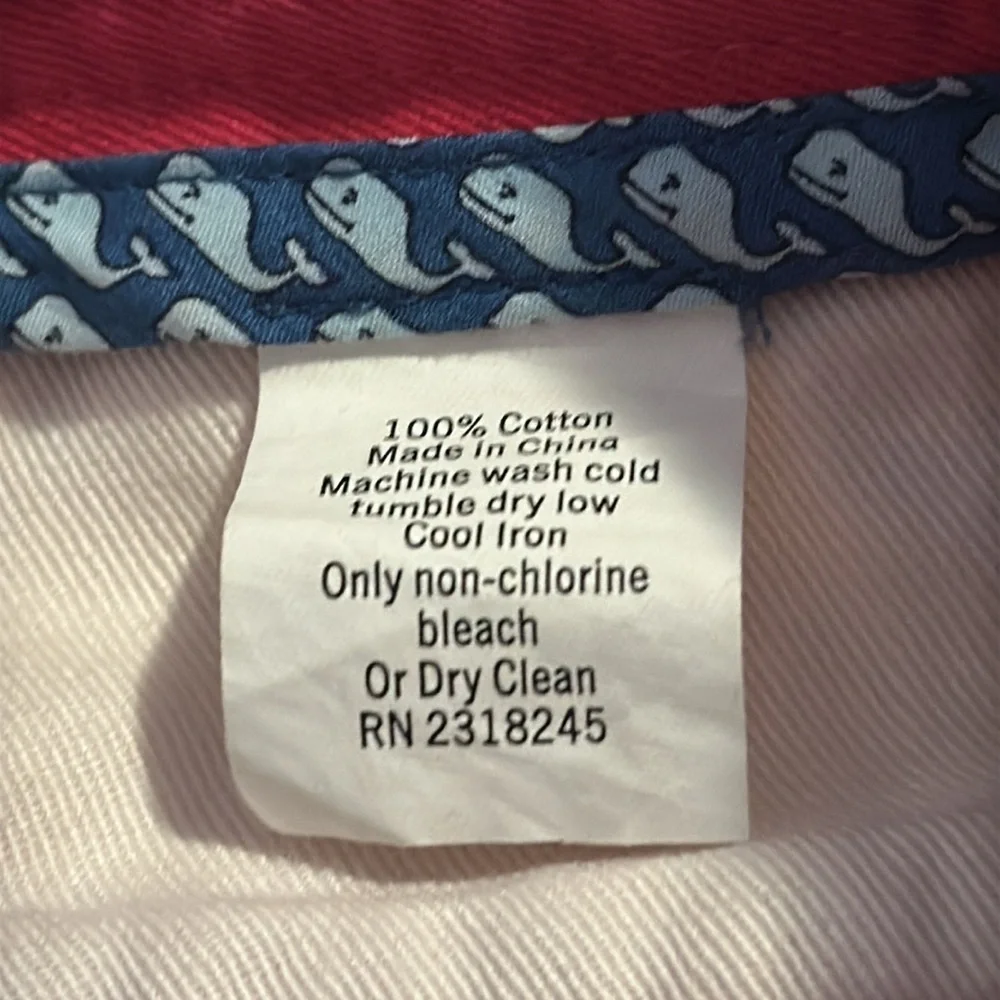 Men’s Vineyard Vines by Shep & Ian Fuchsia Pink Classic Chinos Size 36 x 30